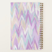 Abstraktes Chevronen-Notebook Notizblock (Rückseite)