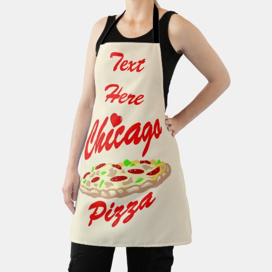 Abstraktes Chicago Design, Text hinzufügen, Schürz Schürze (InSitu)