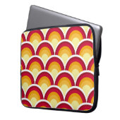 Abstraktes chinesisches, japanisches schuppiges le laptopschutzhülle (Vorderseite Links)