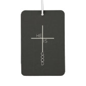 Abstraktes Christliches Kreuz Autolufterfrischer (Vorderseite)