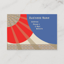 Abstraktes Chubby Business Card Design Visitenkarte