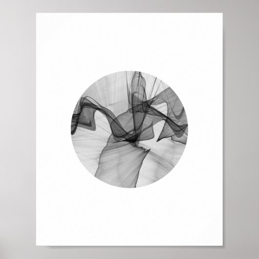 Abstraktes Circle Poster | 8x10 (Vorne)