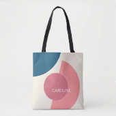 Abstraktes Circles-Muster der Klasse Funky Midjahr Tasche (Vorderseite)