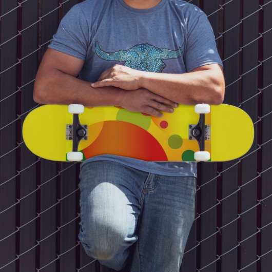 ABSTRAKTES CIRCLES-Skateboard Skateboard (Außenbereich 3)
