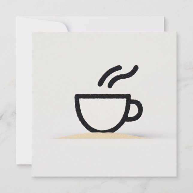 Abstraktes Coffee-Cup-Design (Vorderseite)