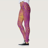 abstraktes colrful Strudelmuster Leggings (Links)
