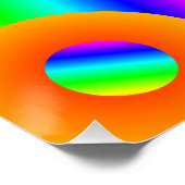 Abstraktes Comet Poster (Ecke)