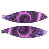 Abstraktes Cooles Rosa Lila Fraktal Basketball (Panele)