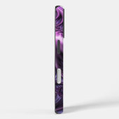 Abstraktes Cooles Rosa Lila Fraktal Case-Mate iPhone Hülle (Rückseite / Rechts)