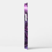 Abstraktes Cooles Rosa Lila Fraktal Case-Mate iPhone Hülle (Rückseite / Rechts)