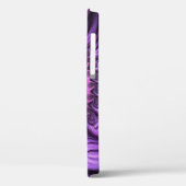 Abstraktes Cooles Rosa Lila Fraktal Case-Mate iPhone Hülle (Rückseite / Links)