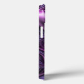 Abstraktes Cooles Rosa Lila Fraktal Case-Mate iPhone Hülle (Rückseite / Rechts)