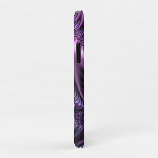 Abstraktes Cooles Rosa Lila Fraktal Case-Mate iPhone Hülle (Hinten/Rechts)