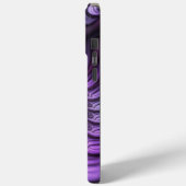 Abstraktes Cooles Rosa Lila Fraktal Case-Mate iPhone Hülle (Rückseite / Links)