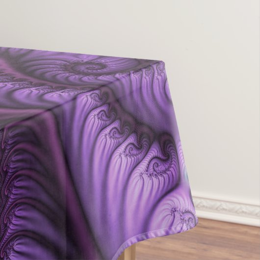 Abstraktes Cooles Rosa Lila Fraktal Tischdecke (Beispiel)