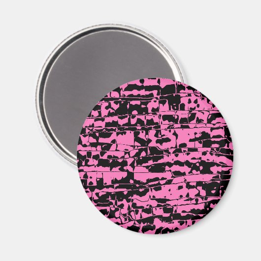 Abstraktes Crackle Magnet (Vorderseite/Rückseite)