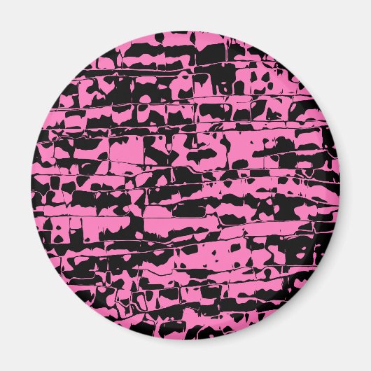 Abstraktes Crackle Magnet (Vorne)