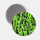 Abstraktes Crackle Magnet (Vorderseite/Rückseite)