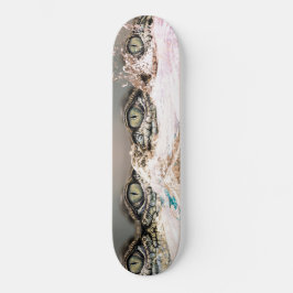 Abstraktes Crocodile Eyes Skateboard