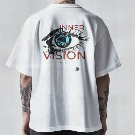 Abstraktes Cyber-Auge-Grafik - Innere Wahrheitsvis T-Shirt