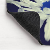 Abstraktes Daisy Blue Center Blume Art Mousepad (Ecke)