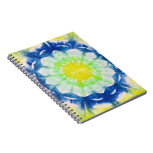 Abstraktes Daisy-Tile-Notebook Notizblock (Rechte Seite)
