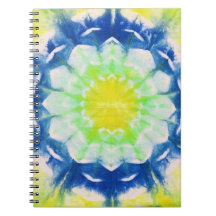 Abstraktes Daisy-Tile-Notebook