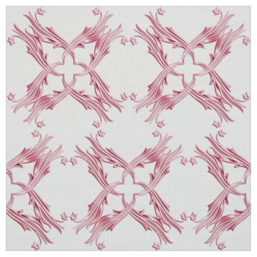 Abstraktes Damastrosamuster Stoff (Muster)