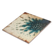 Abstraktes Dekor aus marmorierter Erde Fliese (Seite)