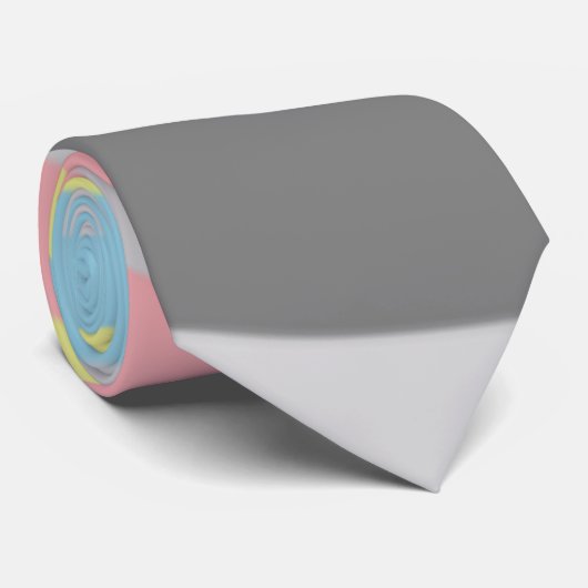 Abstraktes Demiflux-Flag Krawatte (Gerollt)
