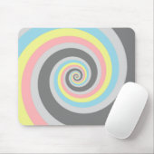 Abstraktes Demiflux-Flag Mousepad (Mit Mouse)