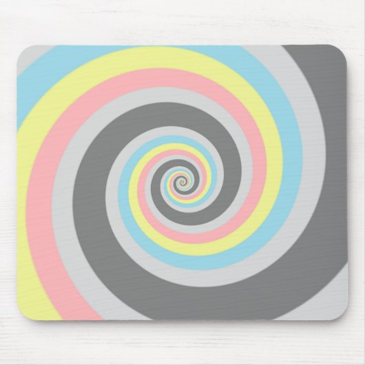 Abstraktes Demiflux-Flag Mousepad (Vorne)
