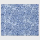 Abstraktes Denim-Taschen-Muster Nahtloses Muster Geschenkpapier (Flach)