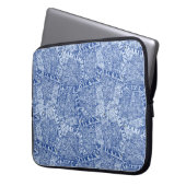 Abstraktes Denim-Taschen-Muster Nahtloses Muster Laptopschutzhülle (Vorderseite Links)