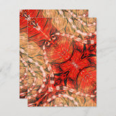 Abstraktes Denken Mitteilungskarte (Vorne/Hinten)