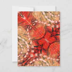 Abstraktes Denken Mitteilungskarte