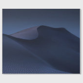 ABSTRAKTES DESERT AM NACHT GESCHENKPAPIER (Flach)