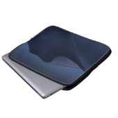 ABSTRAKTES DESERT AM NACHT LAPTOPSCHUTZHÜLLE (Vorne Knopf)