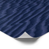 ABSTRAKTES DESERT AM NACHT POSTER (Ecke)