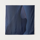 ABSTRAKTES DESERT AM NACHT WANDTEPPICH (Vorderseite (Horizontal))