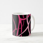 Abstraktes Design 2 Kaffeetasse (VorderseiteRechts)