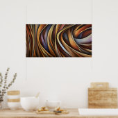 Abstraktes Design 3 Poster (Küche)