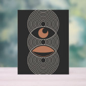 Abstraktes Design Acrylschild (Neutral)