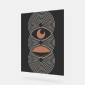 Abstraktes Design Acrylschild (Winkel)