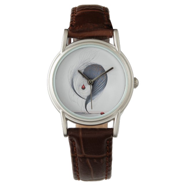 Abstraktes Design Armbanduhr (Vorderseite)