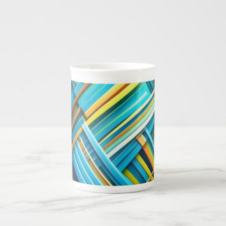Abstraktes Design auf Tasse