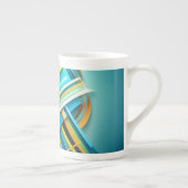 Abstraktes Design auf Tasse (Rechts)