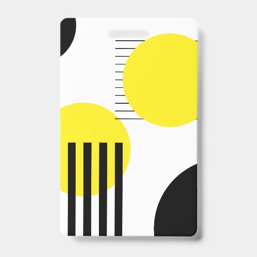 Abstraktes Design Ausweis (Vorderseite)