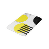 Abstraktes Design Badematte (Schrägansicht)