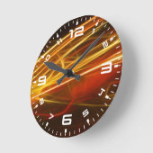 Abstraktes Design Banner-10009 Runde Wanduhr (Winkel)